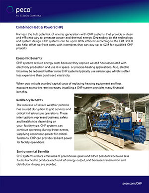 • Combined Heat & Power (CHP) Sell Sheet